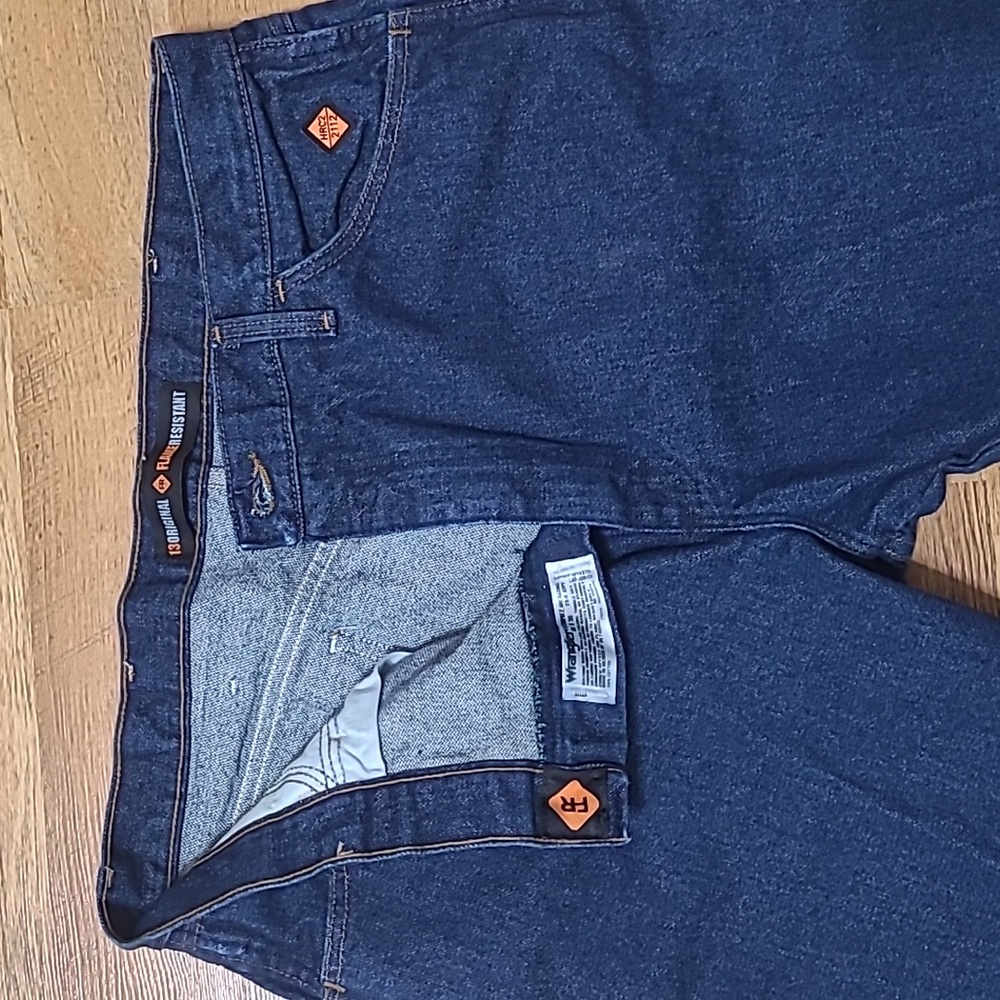 Mens - Wrangler 13 Original FR Jeans (FR13MWZ), size 38x30 - Picture 5 of 9